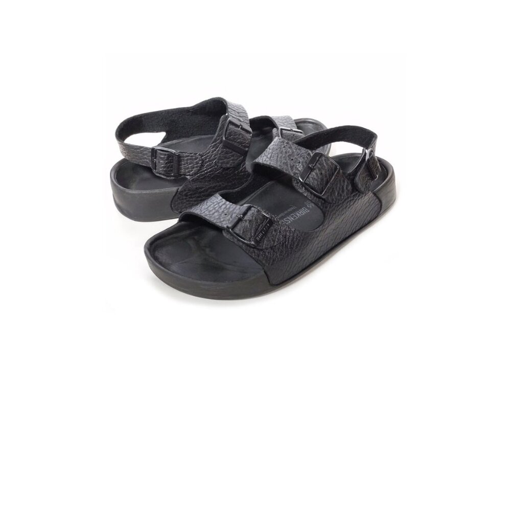 Birkenstock Milano 46 Black with Removable Leather footbed REG Width Mens 13